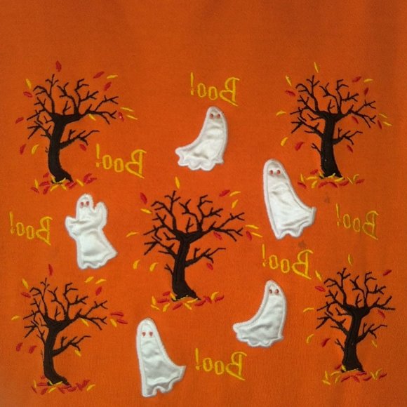 embroidered Halloween crewneck - Picture 2 of 4